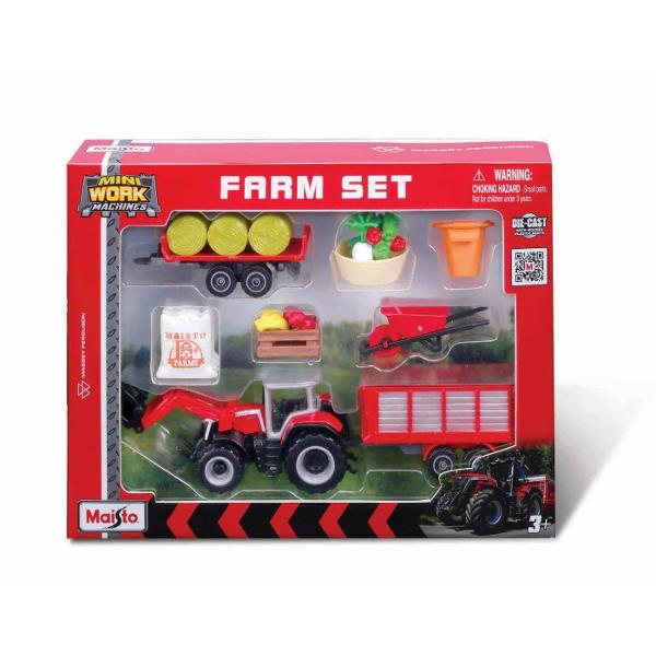 Produsul se vinde individual si nu se poate alege un anumit modelPachetul contine 1 x&nbsp;set de joacaNotaAcest produs este disponibil in mai multe modeleProdusul se vinde individualLivrarea modelului se va realiza in mod aleatorNu se poate alege un anumit modelSet de joaca tematic ferma conceput 