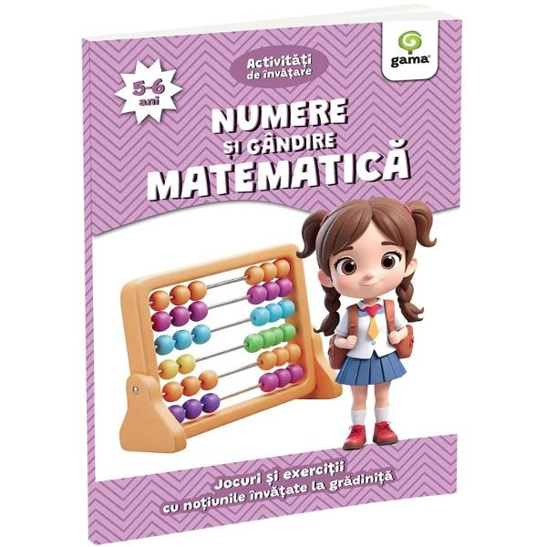 Numere si gandire matematicaAcest caiet face parte din colec&539;ia &bdquo;Activit&259;&539;i de zi cu zi&rdquo; care urm&259;re&537;te dezvoltarea copilului de-a lungul &bdquo;copil&259;riei mijlocii&rdquo; &icirc;n perioada dintre 3 ani &537;i 6 ani&Icirc;n aceast&259; etap&259; a evolu&539;iei sale jocul trebuie s&259; fie activitatea principal&259; &ndash; iar sarcinile propuse &icirc;n caiete nu se abat de la acest 