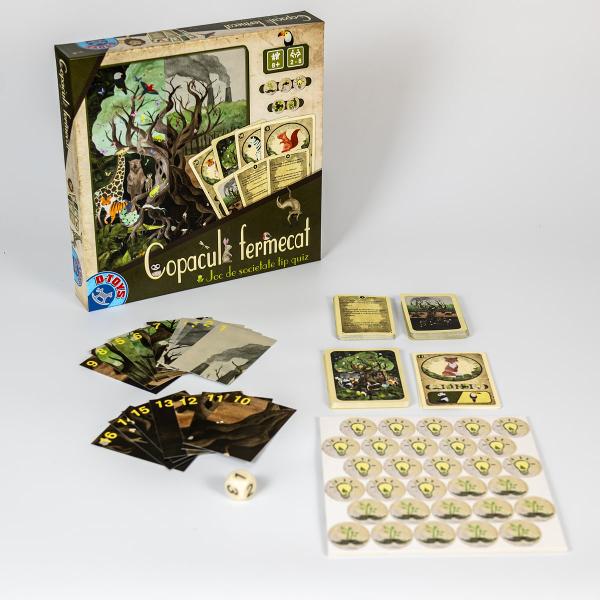 Vrei ca cel mic s&259; iubeasc&259; natura S&259; &icirc;n&539;eleag&259; de ce trebuie s&259; ocrotim animalele &537;i resursele planetei Juca&539;i &icirc;mpreun&259; Copacul fermecat &537;i ajut&259;-l s&259; deprind&259; o atitudine responsabil&259; fa&539;&259; de mediul &icirc;nconjur&259;torCopacul fermecat este un joc de societate cu ilustra&539;ii adorabile &537;i &icirc;ntreb&259;ri cu r&259;spunsuri despre animale &537;i protec&539;ia mediului care 
