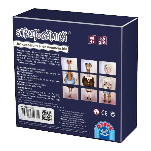 Micu&539;ul t&259;u e la v&acirc;rsta la care &icirc;nva&539;&259; s&259; asocieze imaginea cu denumirea &537;i ai vrea s&259; &icirc;i stimulezi memoria cu un joc amuzant &537;i interactivDescoper&259; Stru&539;oc&259;mila &537;i prive&537;te-l cum se distreaz&259; pe cinste &537;i &icirc;nva&539;&259; lucruri noi &icirc;n mod natural prin joac&259; &537;i veselie sincer&259;Stru&539;oc&259;mila este un joc pe placul celor mici care fac &537;i desfac 