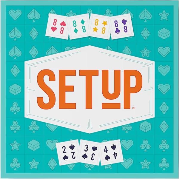 SetUp este un joc simplu potrivit pentru serile petrecute impreuna cu familia sau prietenii &nbsp;Combina suite si numere pe tabla de joc pentru a obtine puncte&hellip; o multime de puncte Si ai grija sa nu iti lasi adversarii sa castige Joaca impotriva prietenilor a familiei sau formati echipe pentru un joc tactic Chit ca alegeti sa jucati individual sau in echipa SetUp este jocul ideal pentru o seara distractiva si plina de surprize&nbsp;Jocul include 50 piese de 