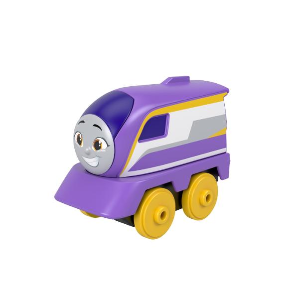 Copiii pot crea nenumarate aventuri pe Insula Sodor din Thomas the Train All Engines Go cu aceste tobogane din plastic de la Fisher-Price Fiecare roller coaster se bazeaza pe un personaj preferat din serie Fiecare personaj se vinde separat si in functie de disponibilitate Compatibil cu toate seturile Thomas the Train Seturile vandute separat si in functie de disponibilitate Acest pachet contine personajul Kana
