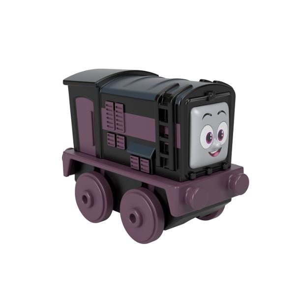 Copiii pot crea nenumarate aventuri pe Insula Sodor din Thomas the Train All Engines Go cu aceste tobogane din plastic de la Fisher-Price Fiecare roller coaster se bazeaza pe un personaj preferat din serie Fiecare personaj se vinde separat si in functie de disponibilitate Compatibil cu toate seturile Thomas the Train Seturile vandute separat si in functie de disponibilitate Acest pachet contine personajul Diesel