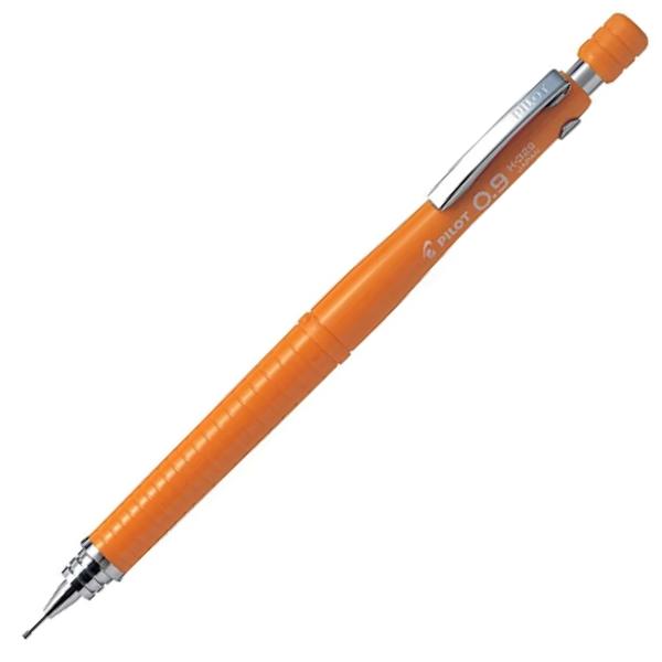 Creion mecanic Pilot P329 09 mm portocaliu Creion mecanic PH-329 a fost conceput special pentru a conferi precizie in scriere desen si proiectare Este un creion mecanic reincarcabil prevazut cu un tub metalic ce fixeaza mina Ideal pentru uz profesional si scriere precisa Radiera incorporata este protejata de un capac din plastic iar clips-ul metalic te ajuta sa-l iei cu tine oriunde ai fi&nbsp;