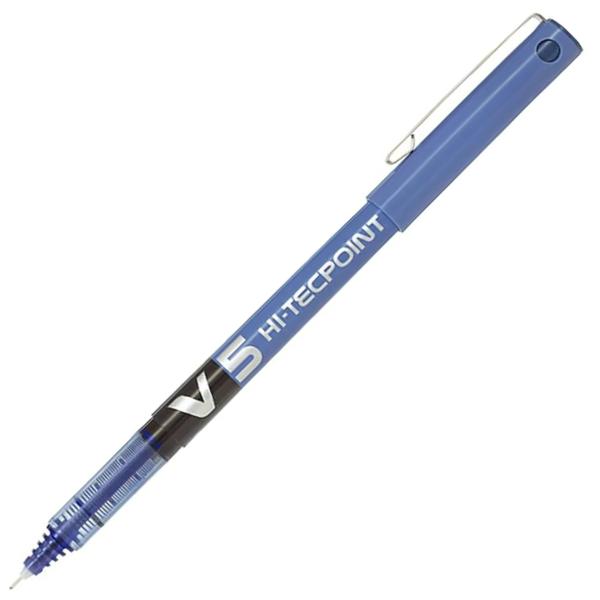 Roller Pilot V5 Hi-Tecpoint 05 mm V5 este cel mai vandut roller cu cerneala lichida incepand cu 1984 Este echipat cu un sistem de reglare a scurgerii cernelei pentru o scriere constanta si fara accidente Bila sa din carbura de tungsten este extrem de rezistenta in timp Veti fi incantati sa descoperiti liniile sale precise si fine