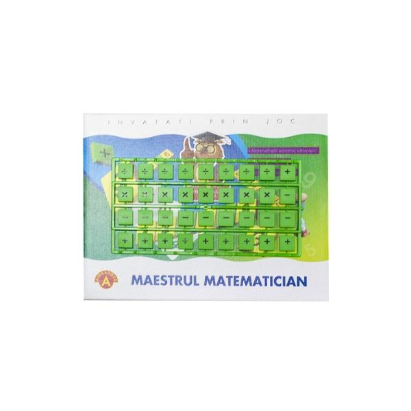 Maestrul matematician&nbsp;este un joc captivant in care iubitorii de matematica pot verifica cat de experti sunt iar cei ce fug de matematica descopera ca aritmetica nu este asa de grea precum pare Un joc cu reguli simple dinamic si care antreneaza mintea Nivelurile de dificultate adaptabile fac jocul sa fie indragit de scolari si adultiContine&nbsp;&nbsp; &nbsp;72 piese cu cifre&nbsp; 36 piese cu 
