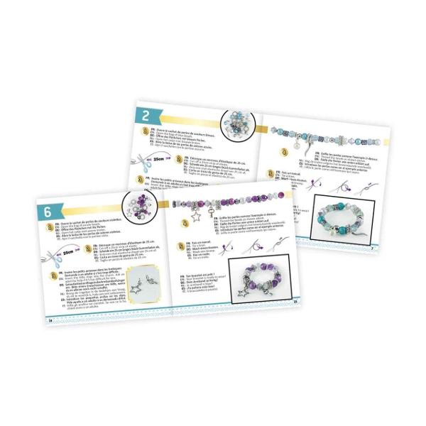 Creeaz&259; 6 br&259;&539;&259;ri moderne utiliz&acirc;nd m&259;rgelele colorate din acest set minunatAdaug&259; &351;i pandantive &351;i br&259;&539;&259;rile vor fi cu adev&259;rat apreciate de prietenele taleSetul con&539;ine6 pungu&539;e cu pandantive &351;i m&259;rgele colorate &icirc;n diferite formeelasticghid cu instruc&539;iuni &351;i ilustra&539;ii color  16 pagini 