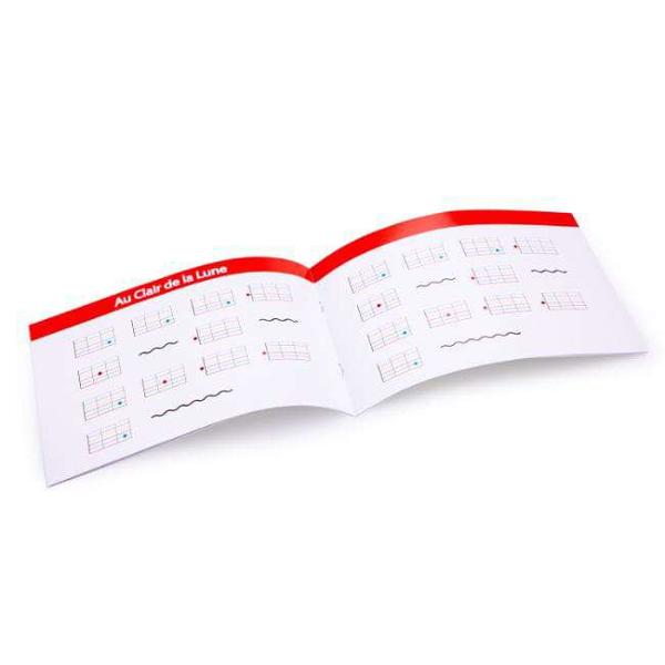 Aceasta chitara din lemn natur este un instrument muzical ideal pentru a dezvolta coordonarea mana-ochi si a incuraja creativitatea muzicalaContine curea de umar si coarde de rezervaImpreuna cu chitara veti primi si o carticica care contine 3 melodii pentru a-i ajuta pe copii sa invete sa cante primele melodiiPentru a va familiariza cu instrumentul si a incerca primele acorduri gasiti instructiuni in limba romanaa 