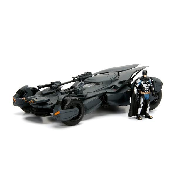 Masinuta de metal Batmobile model Arkham Knight freewheel cu usi ce se pot deschide Setul include si o figurina de metal Batman 7 cm&nbsp;&nbsp;