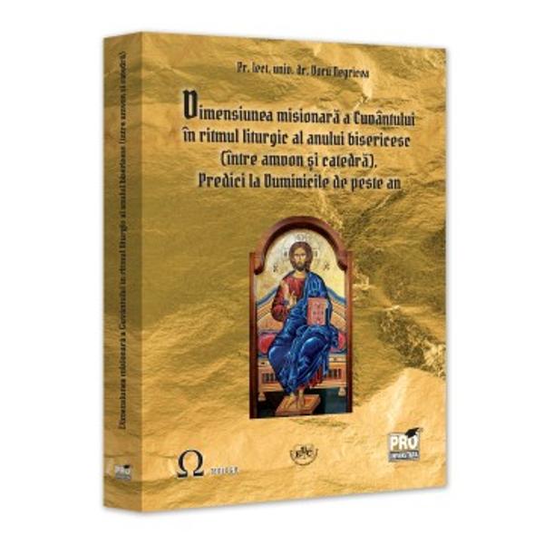 Dedic aceasta realizare Parintelui Arhidiacon Profesor Universitar Petru I David cu recunostinta dor si adanca pretuire Asez acest volum sub semnul recunostintei fata de un mentor neuitat a carui viata a fost pentru mine o lectie de rigoare discernamant si lumina&rdquo; Autorul