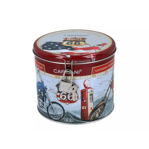 O can&259; grozav&259; cu o motociclet&259; ambalat&259; &icirc;ntr-o cutie metalic&259; ce poate fi folosita ca pu&537;culi&539;&259; &icirc;nchis&259; cu lac&259;t&nbsp;