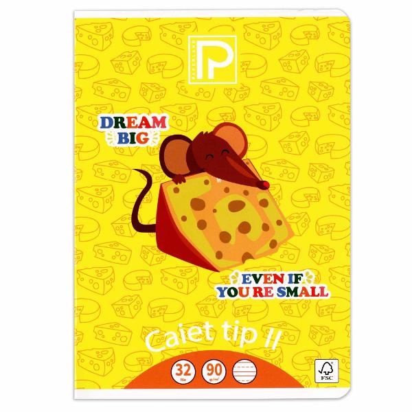 Caiet A5 tip II 32 file PAPERLAND&nbsp;Select - descriere produsCerneala stiloului trece prin hartia caietului si se intina pe verso Alegeti acest&nbsp;caiet A5&nbsp;cu&nbsp;file din hartie de grosime superioara de 90 gmp&nbsp;si acest lucru se va schimba&nbsp;Acest caiet este&nbsp;de tip II&nbsp;ceea ce il face&nbsp;potrivit pentru copii din clasele intai si a doua oferind un suport excelent pentru invatarea literelor si a scrierii datorita liniaturii speciale 