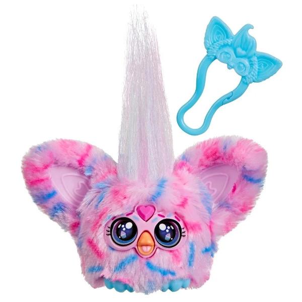Jucarie interactiva tip Furblets Boo Kin Halloween compacta si usor de transport conceputa pentru distractie rapida si interactiune muzicala Produsul reda peste 45 de sunete si efecte audio oferind o experienta dinamica prin activarea diferitelor functii tactile Designul colorat si expresiv atrage atentia iar dimensiunea redusa permite utilizarea oriunde acasa sau in deplasare Este realizat din materiale rezistente potrivite pentru utilizare frecventa Produsul functioneaza pe baza de 