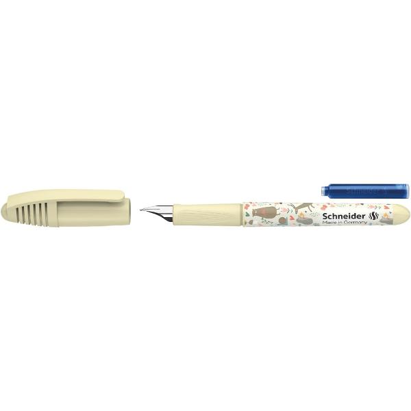 Stiloul Schneider Zippi disponibil &icirc;n nuan&539;ele bej este partenerul ideal pentru micii &537;colari care fac primii pa&537;i &icirc;n arta scrisului caligrafic Acest instrument de scris nu doar c&259; arat&259; fantastic datorit&259; designului colorat &537;i juc&259;u&537; dar este conceput special pentru a oferi confort maxim &537;i u&537;urin&539;&259; &icirc;n utilizare Fabricat &icirc;n Germania stiloul Zippi &icirc;mbin&259; calitatea 