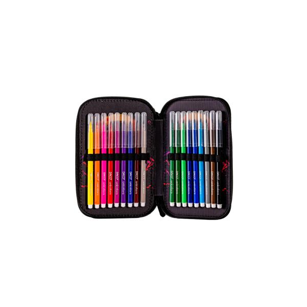 Penar &537;colar echipat dublu &ndash; model astronaut compartimentatPenarul &537;colar dublu Astronaut este alegerea ideal&259; pentru copiii pasiona&539;i de univers spa&539;iu &537;i aventur&259; Cu un design spectaculos ce ilustreaz&259; un astronaut pe un fundal cosmic &icirc;n nuan&539;e vibrante de portocaliu ro&537;u &537;i 