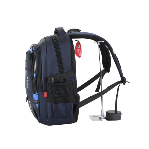 Ghiozdan &537;colar DACO GH5004A 45 cm &ndash; albastru &icirc;nchis ghiozdan adolescen&539;i cu 4 compartimente poliester rezistentGhiozdanul DACO GH5004A 45 cm albastru &icirc;nchis este alegerea ideal&259; pentru adolescen&539;i care au nevoie de un rucsac practic rezistent &537;i bine organizat Cu un design clasic &537;i versatil acest ghiozdan este perfect pentru 