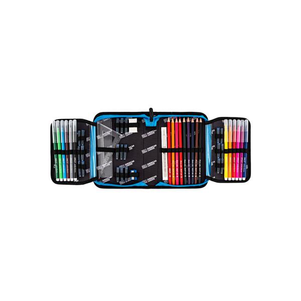 Penar &537;colar echipat DACO &ndash; model Campionat de Baseball 1 fermoar  2 extensii 46 piesePenarul&nbsp;DACO &ndash; model Campionat de Baseball&nbsp;este alegerea ideal&259; pentru elevii pasiona&539;i de sport combin&acirc;nd un design modern cu func&539;ionalitate excelent&259; Decorat cu grafic&259; 
