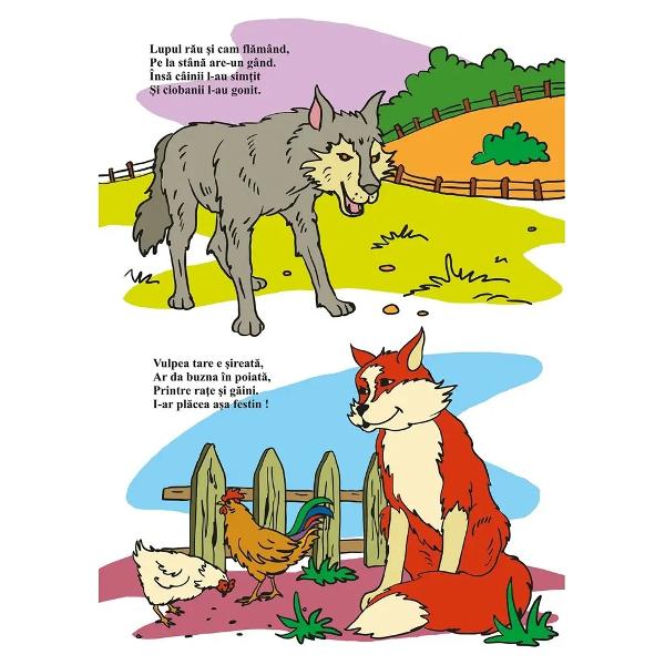 Sa invatam&hellip;Animale salbatice Carte de colorat format mare A4Cartea de colorat &bdquo;Sa invatam&hellip; Animale salbatice&rdquo; este o aventura educativa si distractiva in lumea fascinanta a animalelor salbatice Aceasta carte le ofera copiilor o experienta interactiva si creativa in care pot explora si invata despre diferite animale intr-un mod placut si captivantCartea contine 