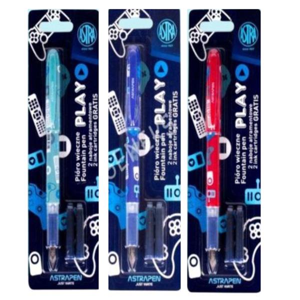 Stilou Play 3 rezerve blister ASTRA&nbsp;Important pretul afisat este per bucata Nu se poate alege alege culoarea se livreaza aleatoriu in functie de disponibilitatea din stoc