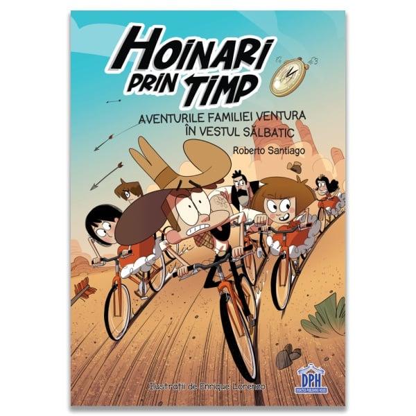 Band&259; desenat&259; pentru copii plin&259; de aventur&259; umor &537;i c&259;l&259;torii &icirc;n timp perfect&259; pentru micii cititori pasiona&539;i de mistere ac&539;iune &537;i pove&537;ti ilustrate captivanteTotul &icirc;ncepe &icirc;ntr-o zi obi&537;nuit&259; c&acirc;nd familia Ventura &537;i prietenii lor merg s&259; cumpere biciclete &Icirc;ns&259; un fulger misterios schimb&259; complet cursul lucrurilor iar copiii ajung 