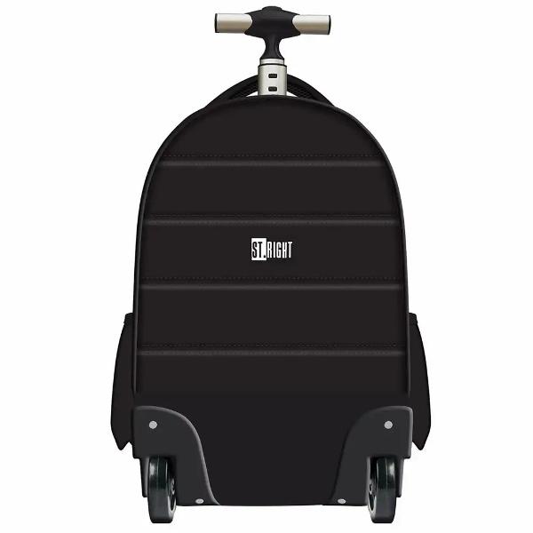 Trollerul STRIGHT TB01 din colectia grafica NYC Mood este un model pe roti conceput pentru transport comod si organizare eficienta Are 4 compartimente si un sistem de transport adaptat pentru o greutate mai mareOfera functionalitati utile pentru scoala si deplasari inclusiv organizator interior spatiu pentru laptop si tableta precum si detalii pentru confort si siguranta in utilizareTip&nbsp;troller pe roti 17 