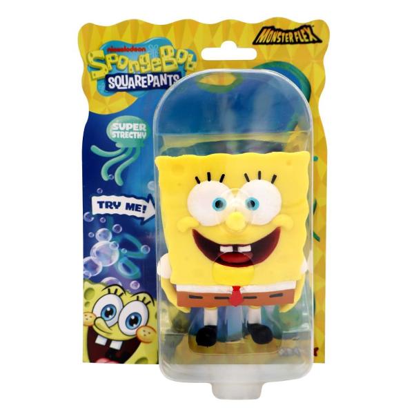 Figurina flexibila de la Monster Flex din seria SpongeBob SquarePants este ideala pentru distractia copiilor si a fanilor serialuluiRealizata din materiale elastice si rezistente aceasta jucarie poate fi intinsa stransa si modelata in diferite forme revenind de fiecare data la forma initiala Figurina se poate intinde pana la 30 cm Este perfecta pentru joaca interactiva dar si pentru relaxare ajutand la reducerea 