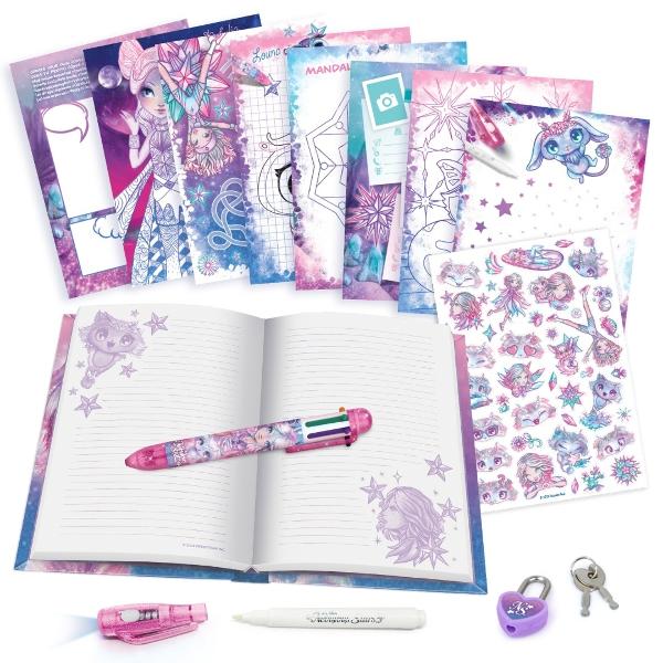 Jurnalul vine complet echipat pentru o experien&539;&259; magic&259;1 jurnal cu 216 pagini decorate44 de pagini de activit&259;&539;i creative desene mandale 