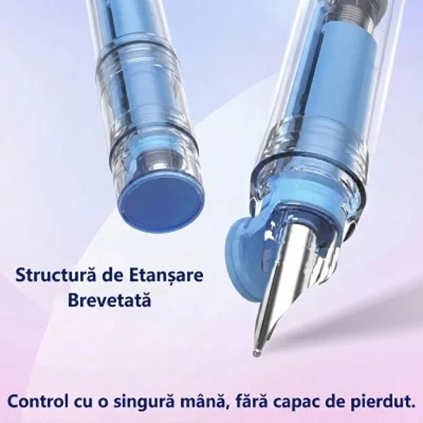 Stiloul retractabil Writech&nbsp;&icirc;mbin&259; elegan&539;a &537;i func&539;ionalitatea modern&259; &icirc;ntr-un instrument de scris premium ideal at&acirc;t pentru &537;coal&259; c&acirc;t &537;i pentru birou Designul retractabil inovator ofer&259; confort sporit &icirc;n utilizare &537;i elimin&259; grija pierderii capacului&nbsp;Prev&259;zut cu&nbsp;mecanism tip click silen&539;ios stiloul permite utilizarea 