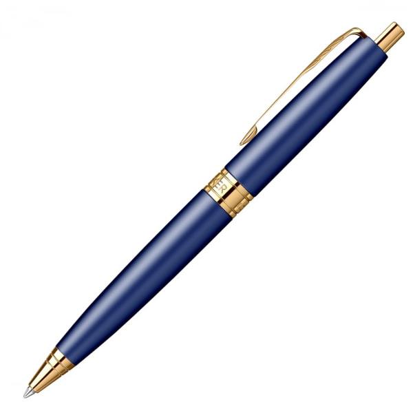 Pix Aster Matt Blue GT ParkerEleganta clasica accente auriiPixul Parker Aster Matt&nbsp; Blue GT este un exemplu rafinat de echilibru intre stilul atemporal si functionalitatea moderna Cu un finisaj lacuit negru profund si detalii aurii stralucitoare acest instrument de scris transmite profesionalism si rafinamentstrong data-end431 