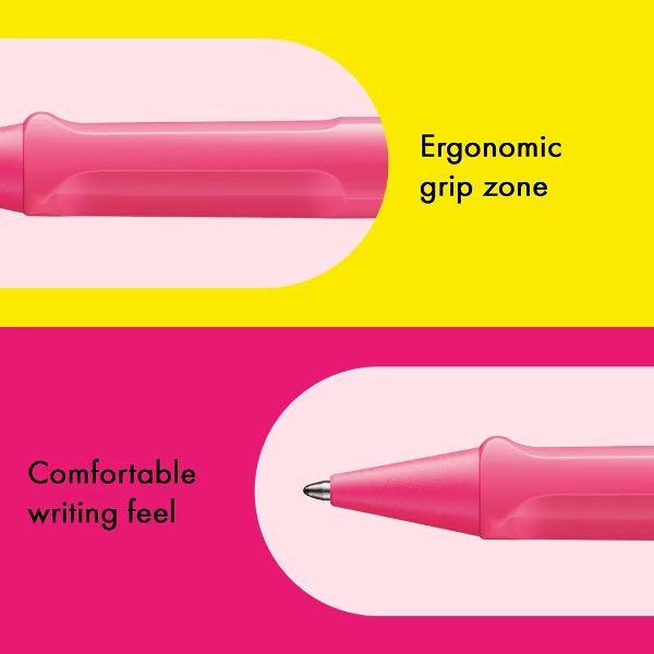Stilou - Lamy Safari - Neon PinkCum arat&259; Stilou - Lamy Safari - Neon PinkDetalii stilou Lamy safari Pink Neonplastic ABS rezistent finisaj matpenita de otel slefuitaclip metalicgrip ergonomic