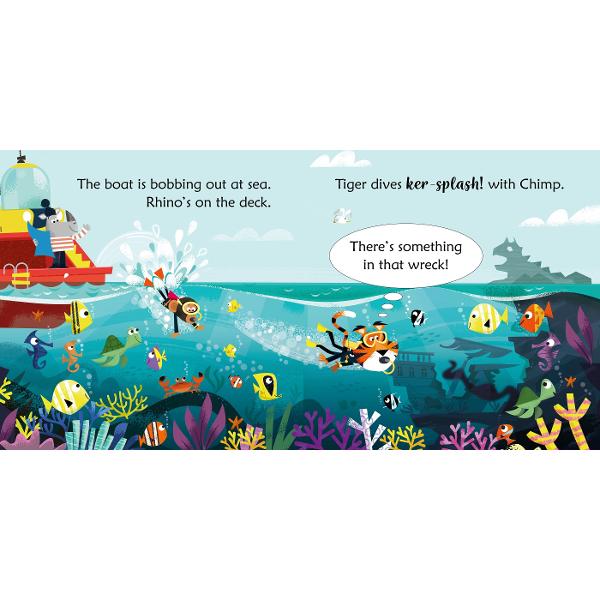 Tiger and her dive team are off in search of a sea dragon in this vividly illustrated tale for beginner readers The rhyming text and humorous illustrations make learning phonics fun&nbsp;