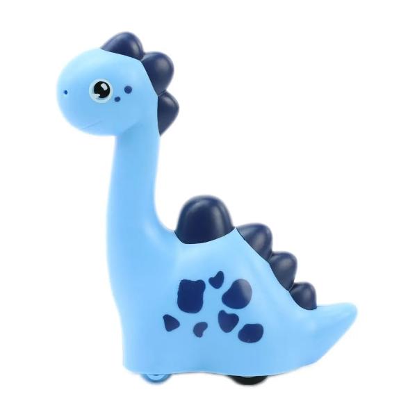 Push&rsquo;n&rsquo;Go Dinozaut Cu Roti este o jucarie simpatica in forma de dinozaur special creata pentru copiii mici Apasa capul dinozaurului si priveste cum masinuta porneste singura inainte oferind distractie si incurajand miscarea si coordonarea Disponibila in mai multe modele si culori vesele jucaria are un design prietenos cu roti mobile si forme rotunjite potrivite pentru mainile mici Ideala pentru joaca interactiva si dezvoltarea motricitatiiAtentie Produsul se 