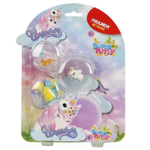 Varsta recomandata 3 - 4 ani 4 - 5 ani 5 - 6 ani 6 - 7 aniDimensiuni produs ambalat 19 x 26 x 5 cmGreutate produs ambalat 016 kgEsti gata pentru o doza de distractie si relaxare Slime-ul Super Putty Unicorn te va cuceri instantaneu cu nuantele sale vibrante inspirate de lumea magica a unicornilor Acest slime moale si placut la atingere este perfect pentru a te elibera de stres si pentru a-ti pune imaginatia la treabaAmesteca toate accesoriile in slime si 