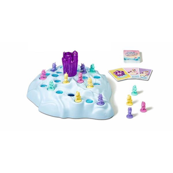 Jocul Unicorn Lotti Karotti O cursa palpitanta a unicornilor catre cristalul magic Care dintre ei va dobandi puteri magice Unicornilor le revine sarcina de a strabate norii pufosi insa pe drum ii asteapta numeroase surprize Din cand in cand cristalul magic se roteste iar pe tabla apar gauri in care pot cadea figurinele jucatorilor Castiga jucatorul care ajunge primul pe varf cu unul dintre unicornii sai Configuratia tablei se schimba la fiecare tura iar mecanica unica a jocului face ca 