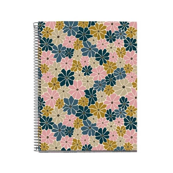 Caiet A4 matematica 100 file hartie 70 g Miquelrius Mix Boho Essence MR4404