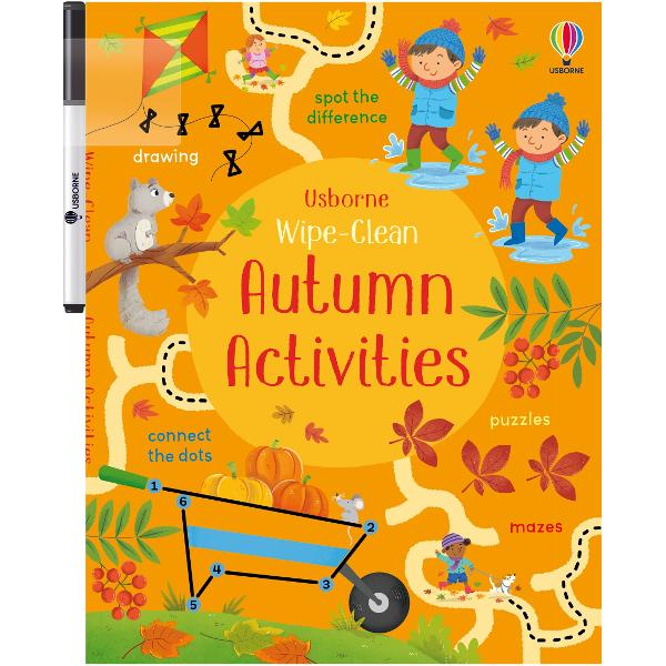 Young children need plenty of practice in pen control - an essential skill they must learn before starting to form letters and numbers This book is full of autumn-themed activities encouraging children to join the dots spot differences solve mazes and trace the dotted lines with the special pen provided then wipe clean and repeat
