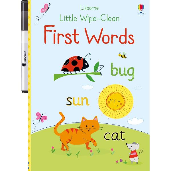This fun book is a perfect way for young children to learn their first words There are lots of easy three-letter words to practise reading and writing and a guide to writing big letters too With durable wipe-clean pages for endless practice and links to websites with advice and more activities to help children learn to read and write