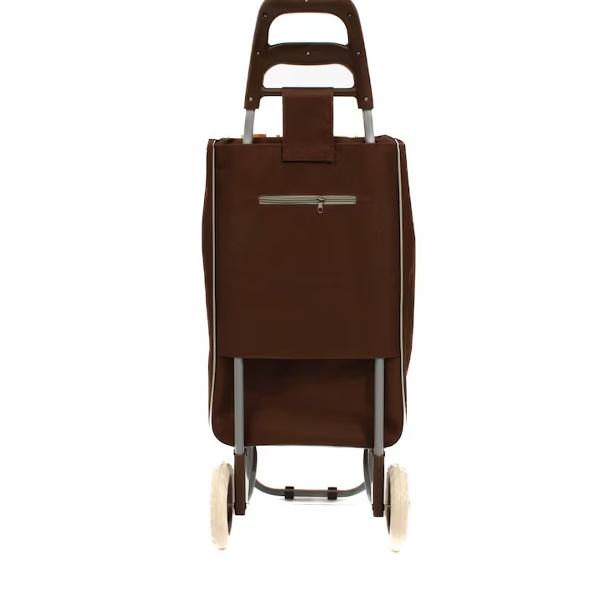 Master sacosa piata cu carucior  2 roti 38L maro A15279