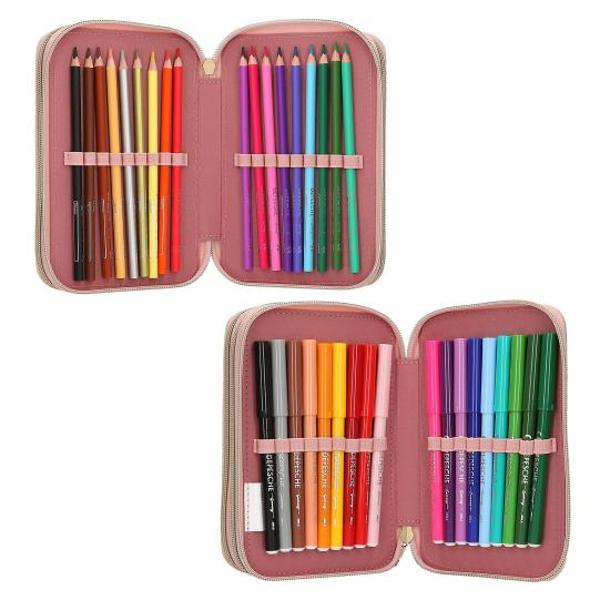 Penar echipat cu 3 compartimente Miss Melody Echipat Blossom Pony 113968