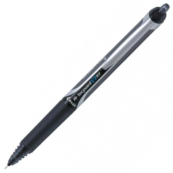 &nbsp;Rollerul Hi-Tecpoint V7 RT Pilot cu varf mediu de 07 mm este un instrument de scriere versatil potrivit pentru diferite nevoi de scriere Cu un flux de cerneala constant si uniform acest roller ofera o experienta de scriere lina si fluentaVarful de 07 mm de medie grosime permite realizarea de linii clare si bine definite Este potrivit atat pentru notite si insemnari zilnice cat si pentru proiecte mai complexe care necesita mai multa precizie si detaliiDesignul 