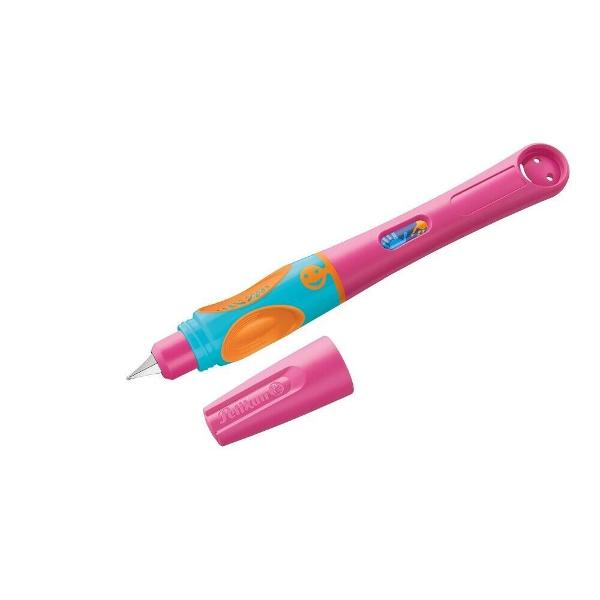 Stiloul pentru &537;colari Pelikan Griffix 820301 Lovely Pink pentru dreptaci echipat cu peni&539;&259; special&259; de &icirc;ncep&259;tori de tip A &537;i grip ergonomic face parte din conceptul &bdquo;&icirc;nva&539;&259;-s&259;-scrii&rdquo; &537;i ofer&259; o tranzi&539;ie lin&259; &537;i corect&259; spre scrierea fluent&259;&nbsp;