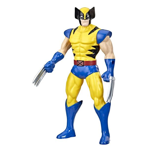 Cu figurinele de actiune Marvel de 24 cm de la Hasbro copiii isi pot imagina actiunea si aventurile Universului Marvel ca super-eroul lor preferat Dispunand de un design clasic si mai multe puncte de articulatie pentru distractie deplina copiii se pot preface ca au propriile lor aventuri Marvel captivante si pline de actiune Acest pachet contine personajul Wolverine