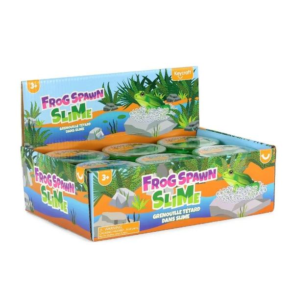 Slime-ul Originea Broastelor este o jucarie senzoriala distractiva potrivita pentru joaca creativa si explorare tactila Produsul are textura moale si elastica poate fi intins apasat si modelat oferind o experienta placuta in timpul jocului Designul inspirat de mediul acvatic si efectul vizual cu elemente tip oua de broasca adauga un plus de curiozitate si imaginatie Este ideal pentru activitati de tip antistres dezvoltarea indemanarii si stimularea simtului tactil Se vinde la bucata 