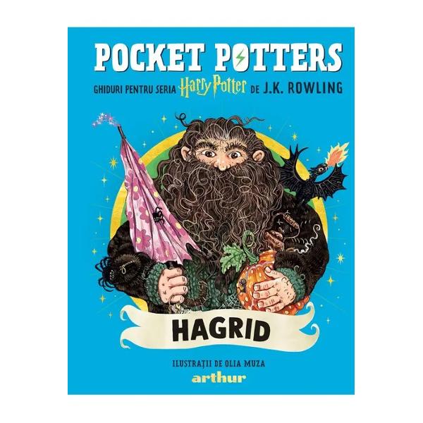 Ghidul magic oficial al seriei Harry Potter imaginate de JKRowlingCe &539;ine HAGRID &icirc;n buzunareC&acirc;te ANIMALE are pe l&acirc;ng&259; cas&259; &537;i ce pred&259; la HOGWARDSAfl&259; toate acestea &537;i multe alte lucruri despre HagridMerge cu o motociclet&259; zbur&259;toarePrieten cu p&259;ienjeniiP&259;str&259;torul cheilorPe jum&259;tate uria&537;Ador&259; creaturile magiceFang este 