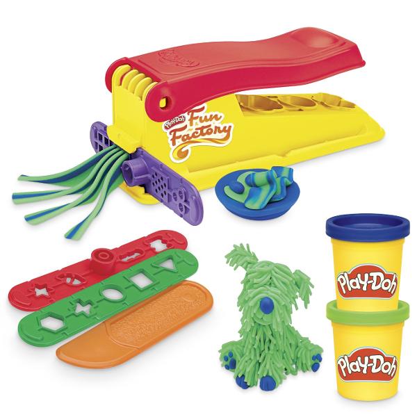 Setul Play-Doh Mini ofera copiilor o modalitate distractiva de a modela si crea diferite forme din plastilina Cu ajutorul presei si al accesoriilor incluse plastilina poate fi presata prin diverse sabloane pentru a obtine modele forme si decoratiuni variate Setul include 2 recipiente cu plastilina Play-Doh in culori diferite cu o cantitate totala de 113 g precum si accesorii pentru modelare si decupare Activitatea stimuleaza creativitatea imaginatia indemanarea si motricitatea fina 