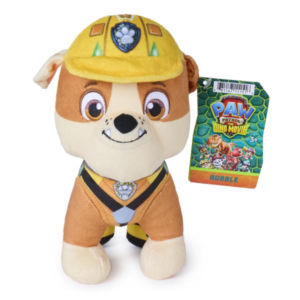 Figurina de plus Patrula Catelusilor Filmul cu Dinozauri Pup Pals este inspirata de personajele indragite din aventurile Patrula Catelusilor si este realizata din material moale si placut la atingere Designul colorat detaliile brodate si tinutele tematice inspirate din film transforma fiecare personaj intr-un companion potrivit pentru joaca imbratisari sau colectie Copiii pot recrea aventurile preferate sau pot inventa propriile misiuni alaturi de eroii Patrula Catelusilor Produsul se vinde 