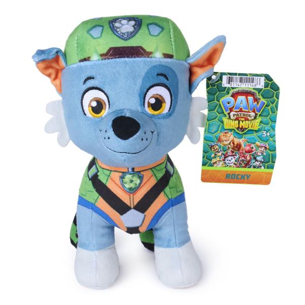 Figurina de plus Patrula Catelusilor Filmul cu Dinozauri Pup Pals este inspirata de personajele indragite din aventurile Patrula Catelusilor si este realizata din material moale si placut la atingere Designul colorat detaliile brodate si tinutele tematice inspirate din film transforma fiecare personaj intr-un companion potrivit pentru joaca imbratisari sau colectie Copiii pot recrea aventurile preferate sau pot inventa propriile misiuni alaturi de eroii Patrula Catelusilor Produsul se vinde 