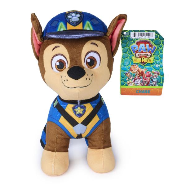 Figurina de plus Patrula Catelusilor Filmul cu Dinozauri Pup Pals este inspirata de personajele indragite din aventurile Patrula Catelusilor si este realizata din material moale si placut la atingere Designul colorat detaliile brodate si tinutele tematice inspirate din film transforma fiecare personaj intr-un companion potrivit pentru joaca imbratisari sau colectie Copiii pot recrea aventurile preferate sau pot inventa propriile misiuni alaturi de eroii Patrula Catelusilor Produsul se vinde 