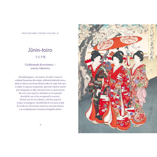 Inspir&259;-te din &icirc;n&539;elepciunea etern&259; a Japoniei AnticeUnele dintre cele mai &icirc;n&355;elepte &351;i profunde cuget&259;ri din cultura modern&259; deriv&259; din filozofia japonez&259; antic&259; De la a-&539;i descoperi sensul vie&355;ii fiind inspirat de conceptul ikigai &351;i p&acirc;n&259; la a avea puterea s&259; te ridici dup&259; ce cazi fiind impulsionat de proverbul nana korobi ya oki antrenoarea japonez&259; de bun&259;stare Saori 