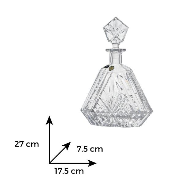 ALEXANDRA &ndash; Decantor de sherry din cristal Bohemia 550 ml este o pies&259; aleas&259; pentru o mas&259; sau un interior &icirc;n care propor&539;ia materialul &537;i provenien&539;a au importan&539;&259; Modelul ALEXANDRA nu caut&259; un efect strident ci construie&537;te prezen&539;&259; prin siluet&259; reflexii &537;i detalii care se descoper&259; treptatProdusul este realizat din cristal autentic cu 24 PbO Produc&259;torul indicat este Bohemia iar 